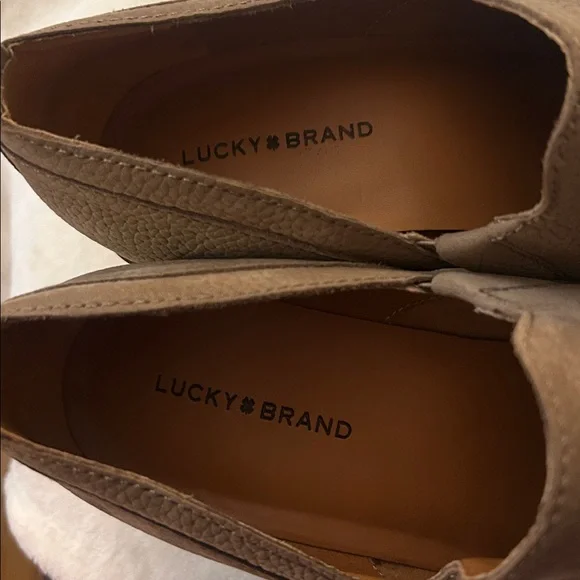 Lucky Brand Tan Heeled Booties - Picture 5 of 6